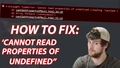 featured image thumbnail for post How To Fix 'Uncaught TypeError: Cannot read properties of undefined'